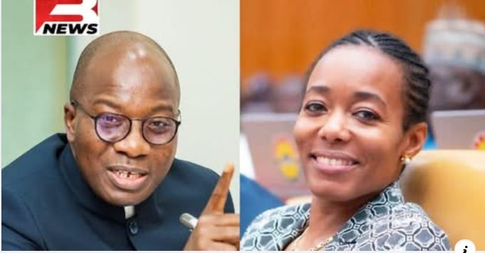 Mahama Ayariga and Zanetor Agyeman